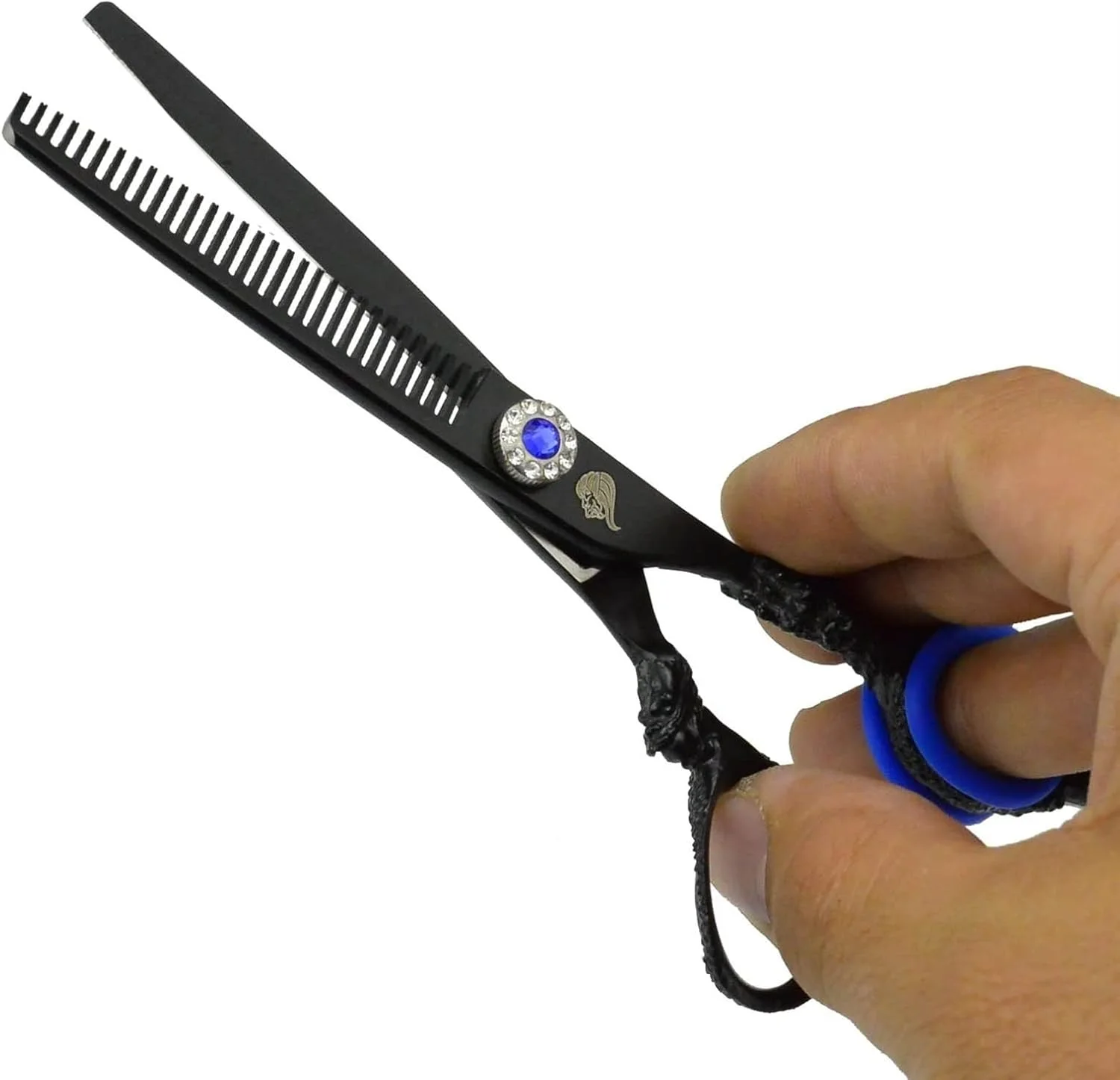 قیچی آرایشگری مشکی 6.0 اینچی، ست قیچی حرفه ای آرایشگری، قیچی های کوتاهی و پیتاژ مو، لوازم جانبی آرایشگر، قیچی موی طرح اژدها، فولاد ژاپنی (سایز: قیچی پیتاژ) قیچی آرایشگری مشکی 6.0 اینچی، ست قیچی حرفه ای آرایشگری، قیچی های کوتاهی و پیتاژ مو، لوازم جانبی آرایشگر، قیچی موی طرح اژدها، فولاد ژاپنی (سایز: قیچی پیتاژ)