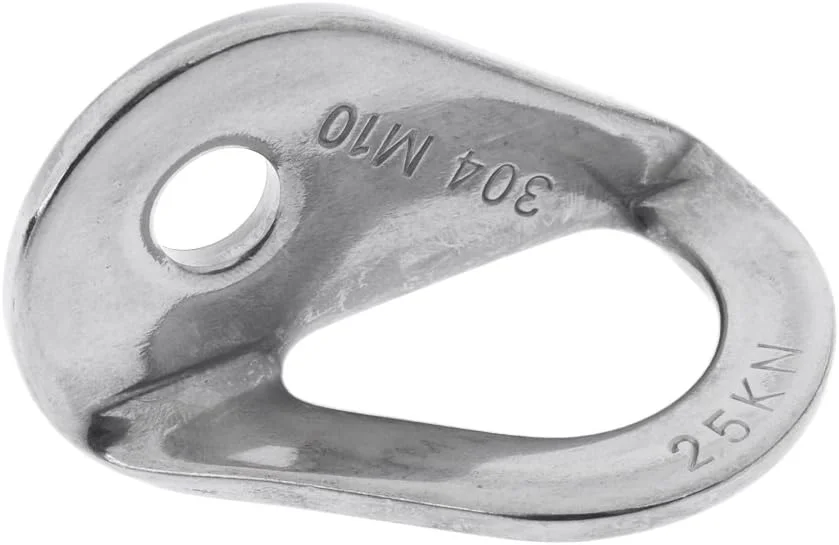 2 عدد آویز لنگر کوهنوردی استیل ضد زنگ 10 میلی متری 25KN