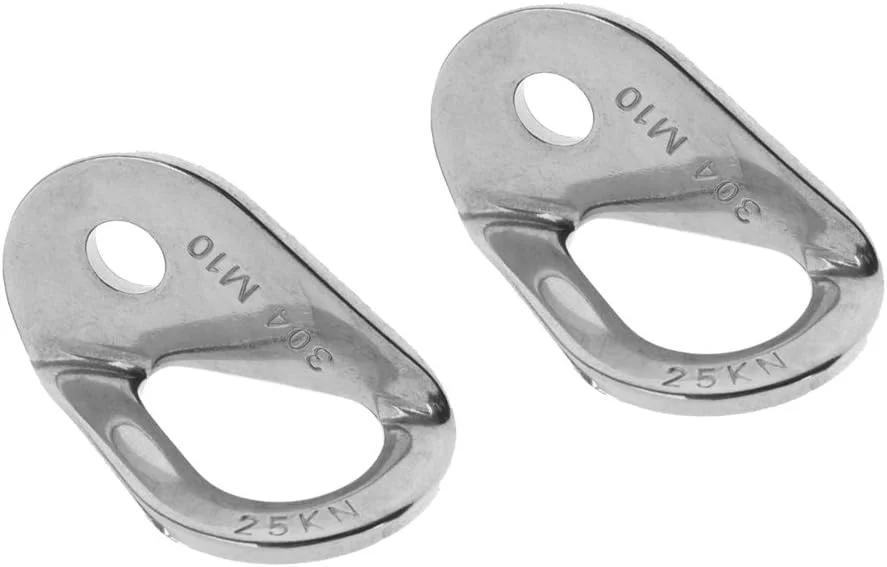 2 عدد آویز لنگر کوهنوردی استیل ضد زنگ 10 میلی متری 25KN