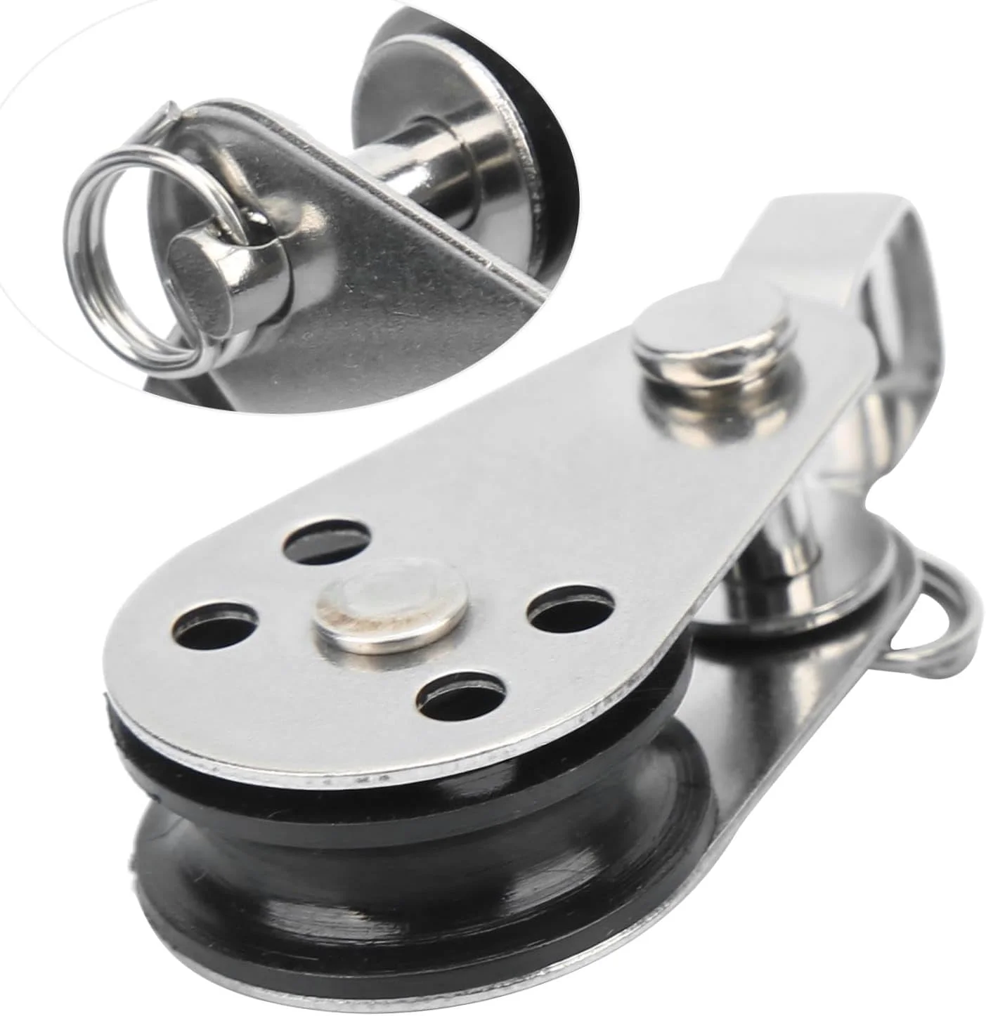 قرقره های استیل ضد زنگ - قرقره کوچک ایده آل برای بالابر قایقرانی، قایق رانی بادبانی و کایاک سواری