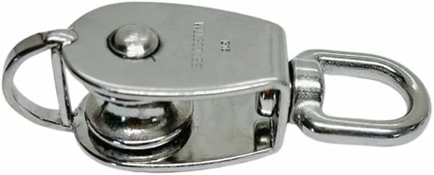 5 عدد قرقره تکی استیل ضد زنگ 25 میلی متری با چشم گردان برای تجهیزات دریایی