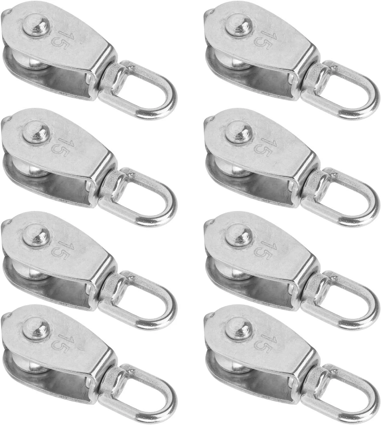 قرقره تکی M15 اسپکنانا، 10 عددی، قرقره استیل ضد زنگ 304، سیم بکسل تکی