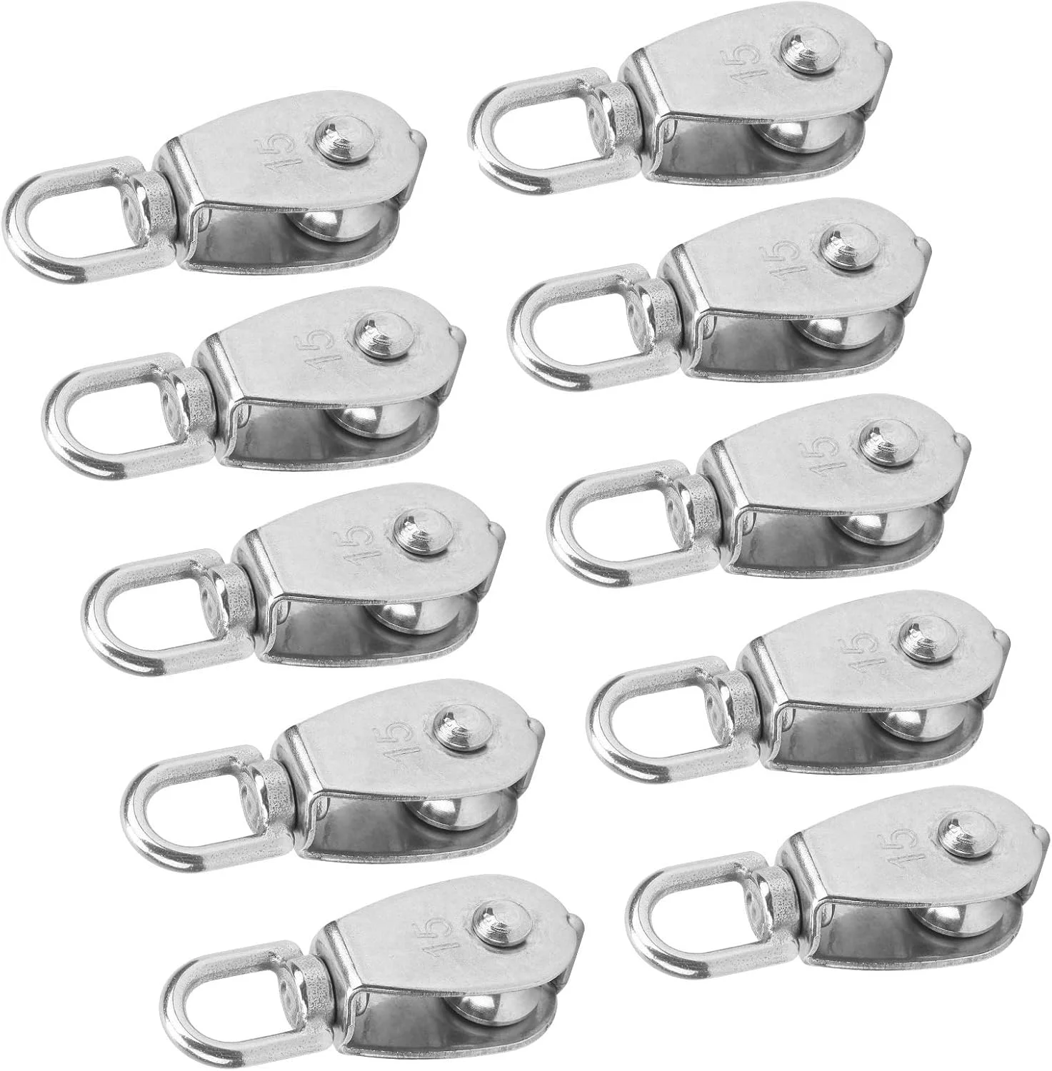 قرقره تکی M15 اسپکنانا، 10 عددی، قرقره استیل ضد زنگ 304، سیم بکسل تکی