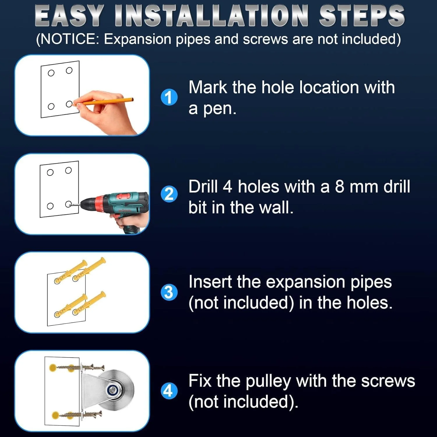 چرخ قرقره سیم کش باشگاه X spring، 2 عدد قرقره کابل شیار V فولاد ضد زنگ با بلبرینگ دوبلکس، چرخ های طناب فوق العاده بی صدا و سنگین برای تجهیزات بدنسازی خانگی و سیستم های تمرین تناسب اندام