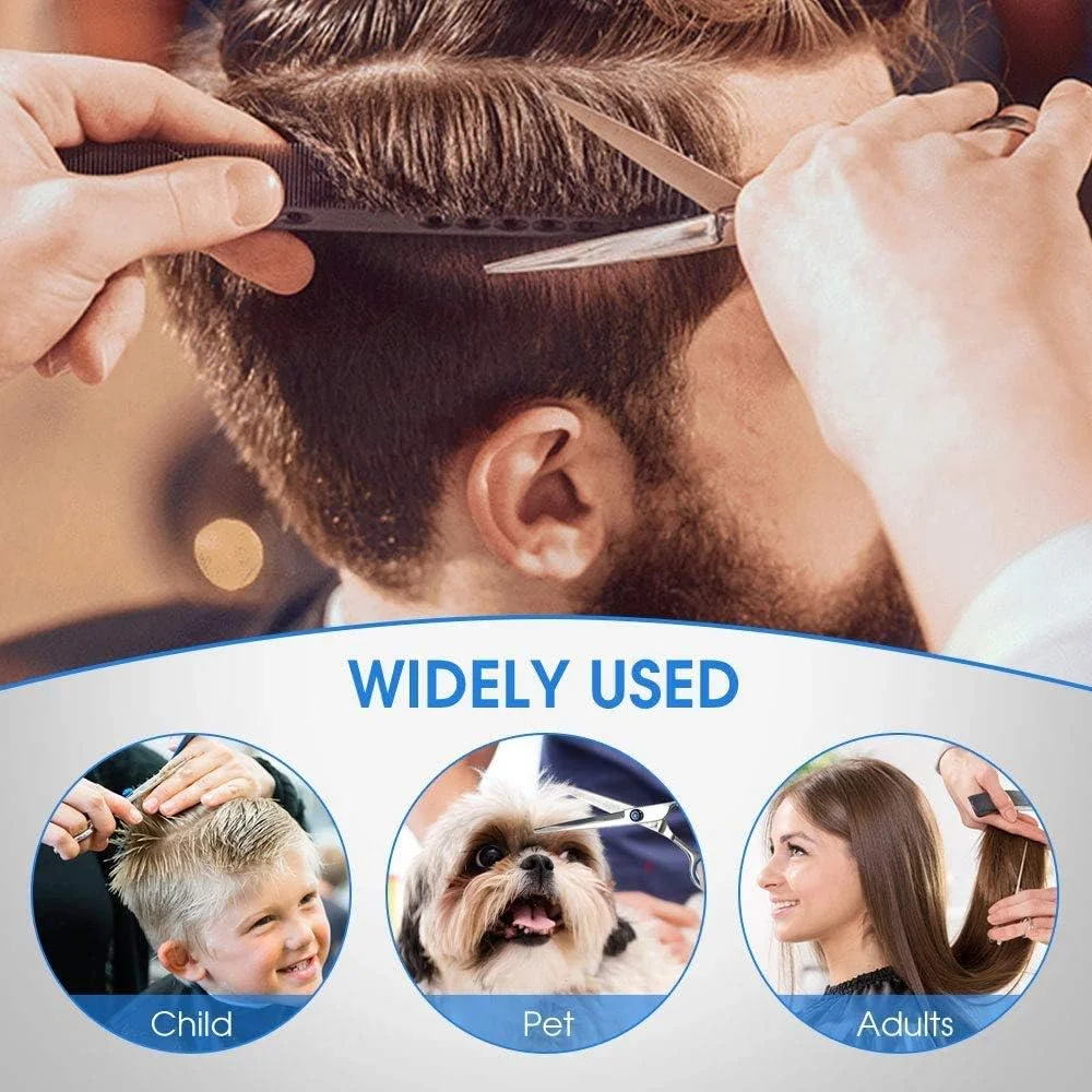 قیچی آرایشگری MAYCREATE®، قیچی اصلاح موی حرفه ای از جنس استیل ضد زنگ، ست حالت دهنده مو برای آرایشگران یا سالن های زیبایی قیچی آرایشگری MAYCREATE®، قیچی اصلاح موی حرفه ای از جنس استیل ضد زنگ، ست حالت دهنده مو برای آرایشگران یا سالن های زیبایی