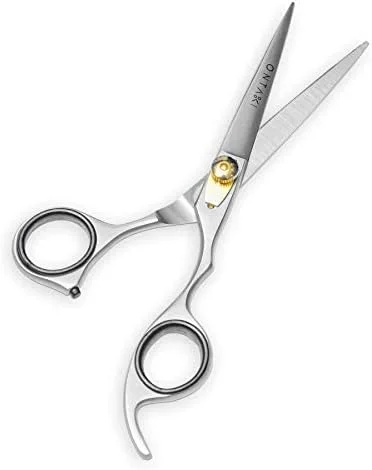 قیچی آرایشگری حرفه ای اونتاکی، قیچی آرایشگاه، 6.5 اینچ نقره ای، فولاد ژاپنی، سبک مدرن قیچی آرایشگری حرفه ای اونتاکی، قیچی آرایشگاه، 6.5 اینچ نقره ای، فولاد ژاپنی، سبک مدرن