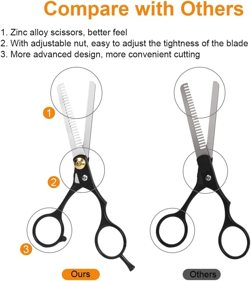 قیچی آرایشگری مو LOPHE، 2 عدد، قیچی پیتاژ حرفه ای قابل تنظیم، ست قیچی مو، قیچی پیتاژ به همراه شانه، قیچی آرایشگری مو برای قیچی ریش، قیچی مو، آرایشگاه قیچی آرایشگری مو LOPHE، 2 عدد، قیچی پیتاژ حرفه ای قابل تنظیم، ست قیچی مو، قیچی پیتاژ به همراه شانه، قیچی آرایشگری مو برای قیچی ریش، قیچی مو، آرایشگاه