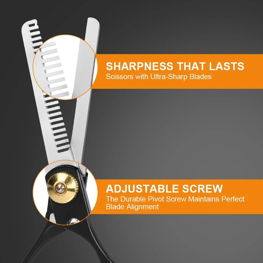 قیچی آرایشگری مو LOPHE، 2 عدد، قیچی پیتاژ حرفه ای قابل تنظیم، ست قیچی مو، قیچی پیتاژ به همراه شانه، قیچی آرایشگری مو برای قیچی ریش، قیچی مو، آرایشگاه قیچی آرایشگری مو LOPHE، 2 عدد، قیچی پیتاژ حرفه ای قابل تنظیم، ست قیچی مو، قیچی پیتاژ به همراه شانه، قیچی آرایشگری مو برای قیچی ریش، قیچی مو، آرایشگاه