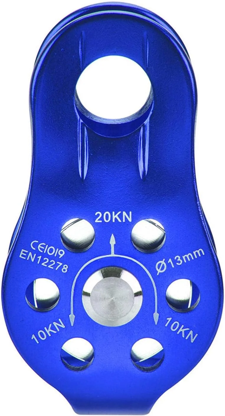 قرقره کوهنوردی تکی سنگین، قرقره طناب تکی آلیاژ آلومینیوم ابزار کوهنوردی