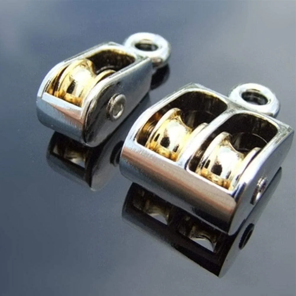 1 عدد قرقره ثابت تکی یا دوتایی 36/52/75 میلی متری آلیاژ روی، لوازم جانبی بالابر و صعود، چرخ دنده