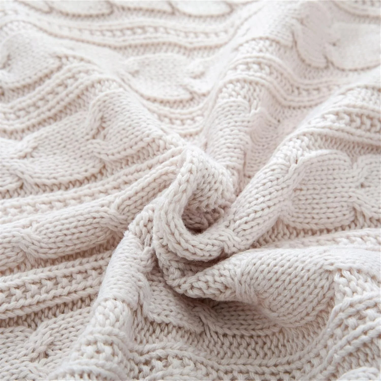 پتو بافتنی راه راه UGFVGYTG طرح پیچیده تزئینی پتو زمستانی نرم و گرم و ضخیم مناسب تخت، مبل و صندلی (100x150 سانتی متر)