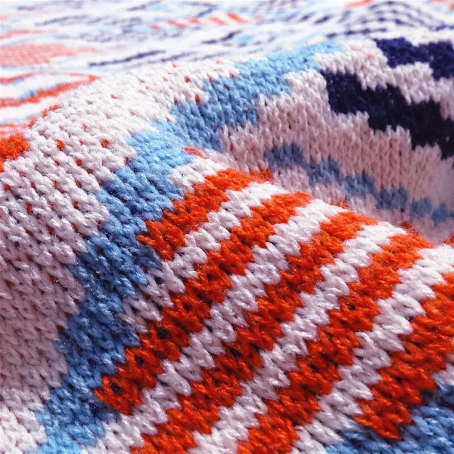 UGFVGYTG Blanket Double Side Knitting Blanket for Bedroom Cotton Breathable Sofa Thread Blanket Spring Autumn Office Blanket