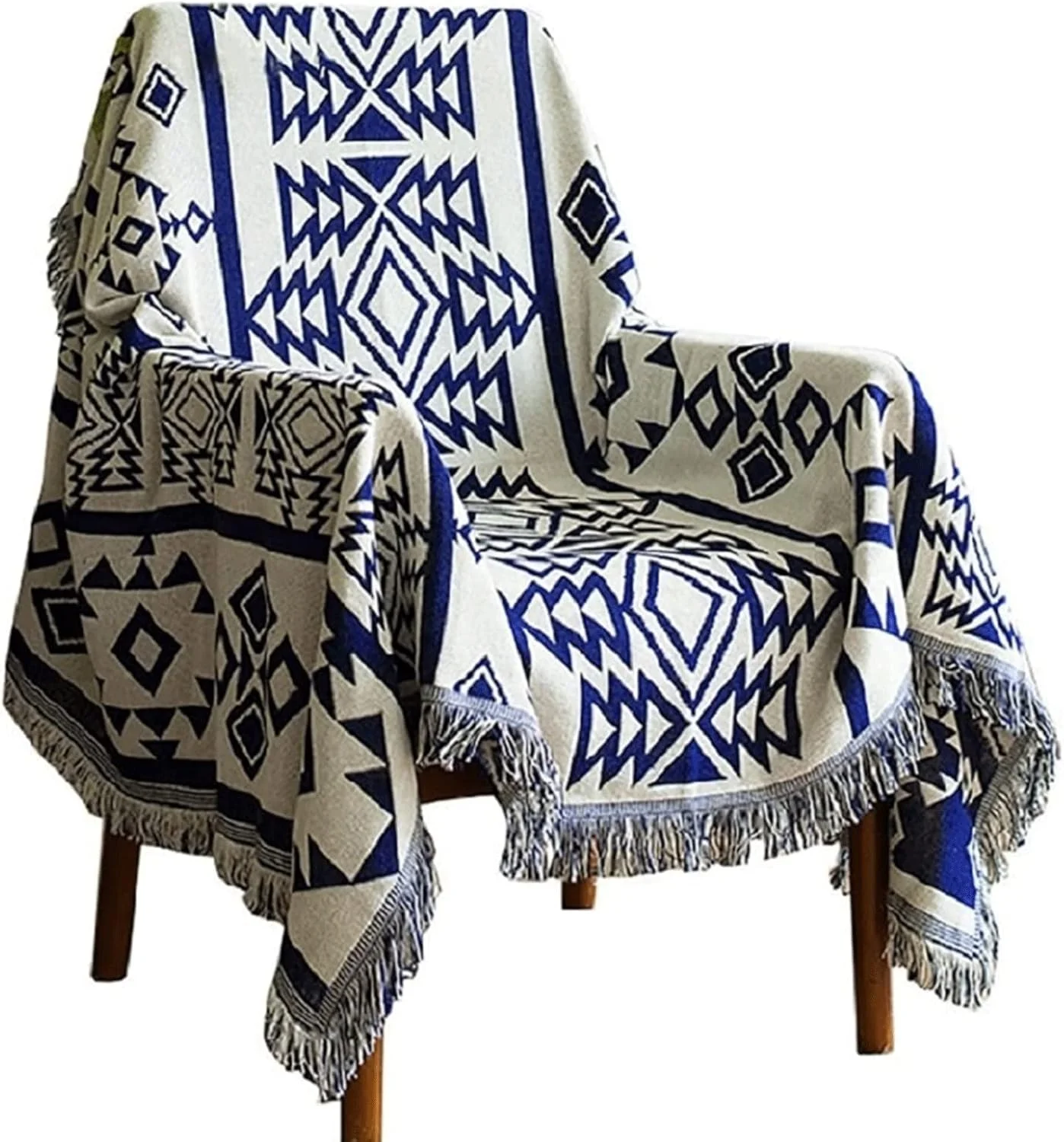 پتو مبل بافتنی طرح دار UGFVGYTG، مناسب منزل، فضای باز، کاناپه و تخت (90x180 سانتی متر)