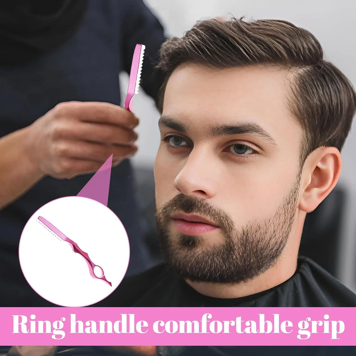 تیغ حالت دهنده مو - 1 عدد شانه پیتاژ، مناسب استفاده در سالن و منزل، قیچی پیتاژ حرفه ای تیغ حالت دهنده مو - 1 عدد شانه پیتاژ، مناسب استفاده در سالن و منزل، قیچی پیتاژ حرفه ای