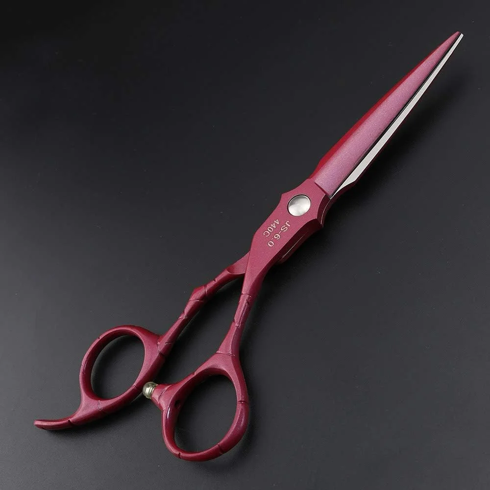 مجموعه قیچی آرایشگری جیکوج، شامل قیچی برش و قیچی پیتاژ، مناسب برای آرایشگاه ها و ابزار حالت دهی مو (رنگ: قرمز) مجموعه قیچی آرایشگری جیکوج، شامل قیچی برش و قیچی پیتاژ، مناسب برای آرایشگاه ها و ابزار حالت دهی مو (رنگ: قرمز)