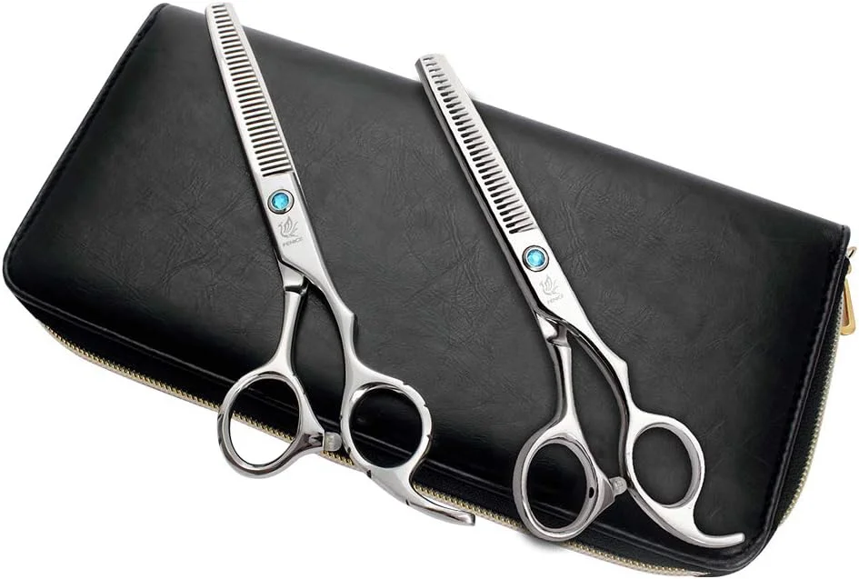 قیچی پیتاژ مو فنیس پیک 6.0 اینچ، ابزار حرفه ای آرایشگری و پیرایش مو قیچی پیتاژ مو فنیس پیک 6.0 اینچ، ابزار حرفه ای آرایشگری و پیرایش مو