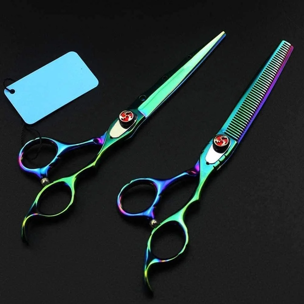 قیچی آرایشگری و قیچی پیتاژ مو، تجهیزات حرفه ای آرایشگاه، مناسب برای آرایشگران و استفاده شخصی، مدل flatcut 7 اینچ (سایز: ست 7 اینچی) قیچی آرایشگری و قیچی پیتاژ مو، تجهیزات حرفه ای آرایشگاه، مناسب برای آرایشگران و استفاده شخصی، مدل flatcut 7 اینچ (سایز: ست 7 اینچی)