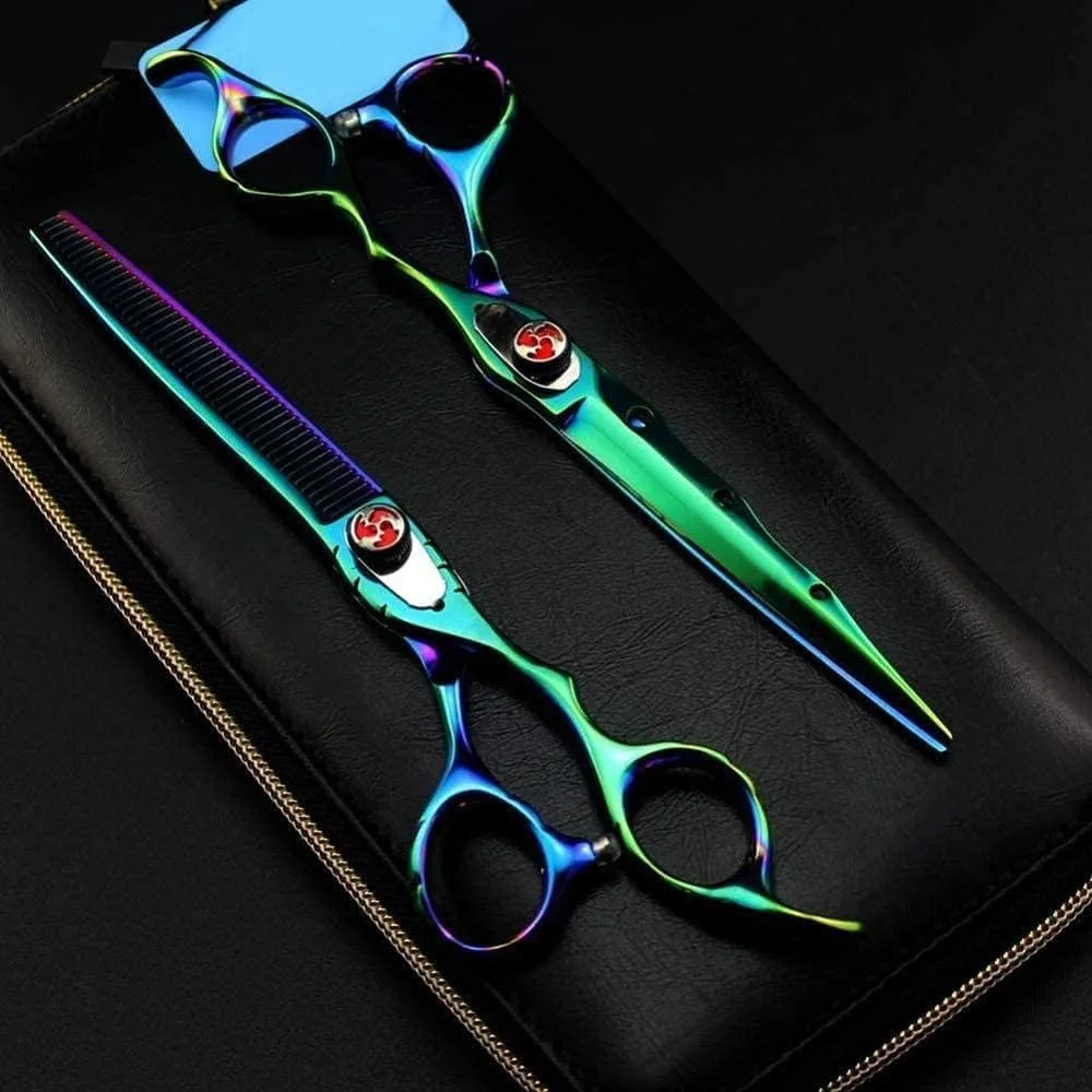 قیچی آرایشگری و قیچی پیتاژ مو، تجهیزات حرفه ای آرایشگاه، مناسب برای آرایشگران و استفاده شخصی، مدل flatcut 7 اینچ (سایز: ست 7 اینچی) قیچی آرایشگری و قیچی پیتاژ مو، تجهیزات حرفه ای آرایشگاه، مناسب برای آرایشگران و استفاده شخصی، مدل flatcut 7 اینچ (سایز: ست 7 اینچی)