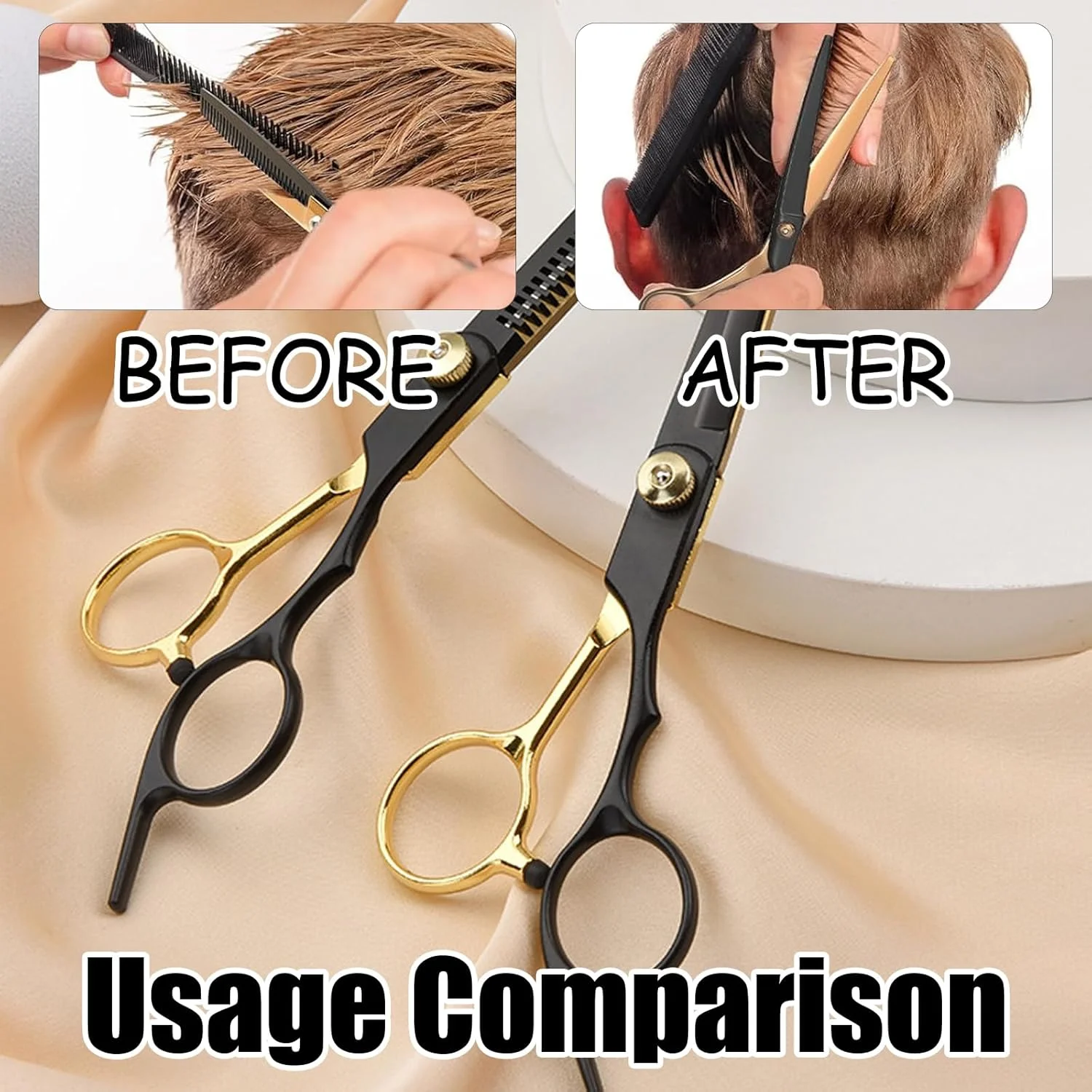 ست قیچی آرایشگری دو تکه، قیچی حرفه ای اصلاح مو، قیچی مو، قیچی های پیتاژ استیل ضد زنگ برای مردان، زنان، کودکان، سالن، آرایشگر، حیوانات خانگی، خانه ست قیچی آرایشگری دو تکه، قیچی حرفه ای اصلاح مو، قیچی مو، قیچی های پیتاژ استیل ضد زنگ برای مردان، زنان، کودکان، سالن، آرایشگر، حیوانات خانگی، خانه