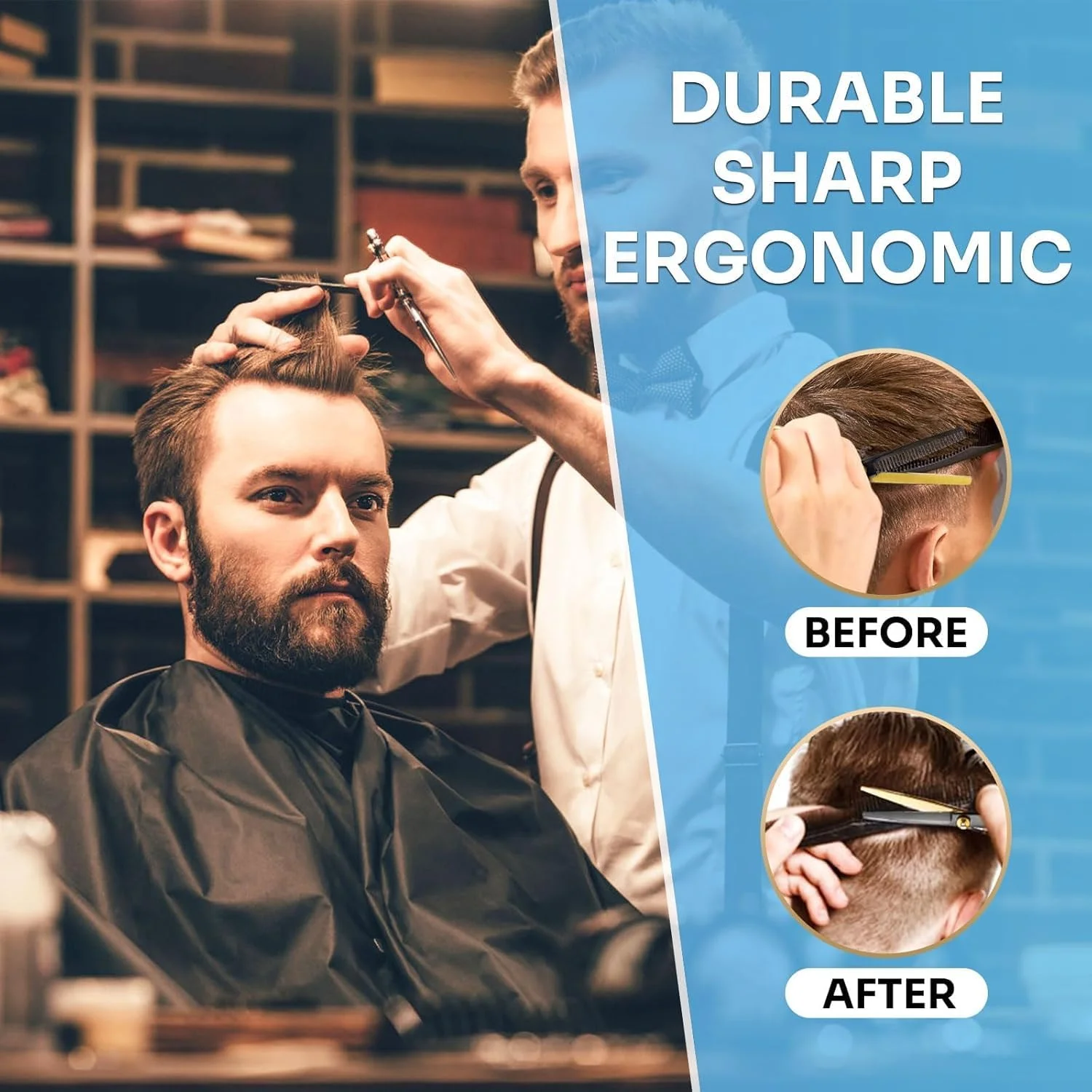 قیچی آرایشگری، ست قیچی تنک کننده 15 تکه، ست قیچی آرایشگری حرفه ای با کیف محافظ، بسیار تیز و دقیق برای مو و ریش برای آرایشگر/پیرایشگر/ریش قیچی آرایشگری، ست قیچی تنک کننده 15 تکه، ست قیچی آرایشگری حرفه ای با کیف محافظ، بسیار تیز و دقیق برای مو و ریش برای آرایشگر/پیرایشگر/ریش