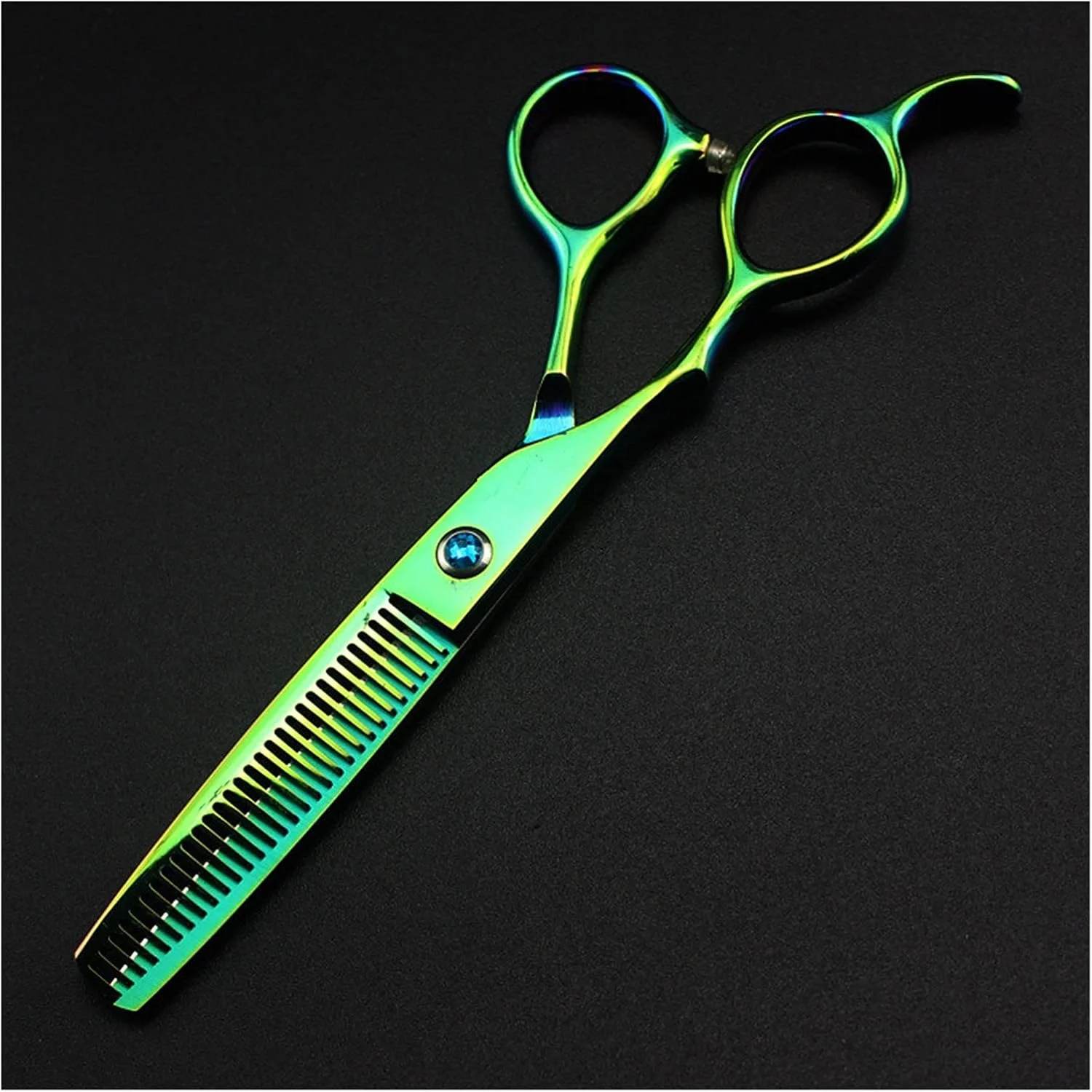 قیچی آرایشگری چپ دست FURLOU، قیچی آرایشگری سبز 6 اینچی، قیچی پیتاژ، قیچی آرایشگری (رنگ: پیتاژ 6 اینچی)