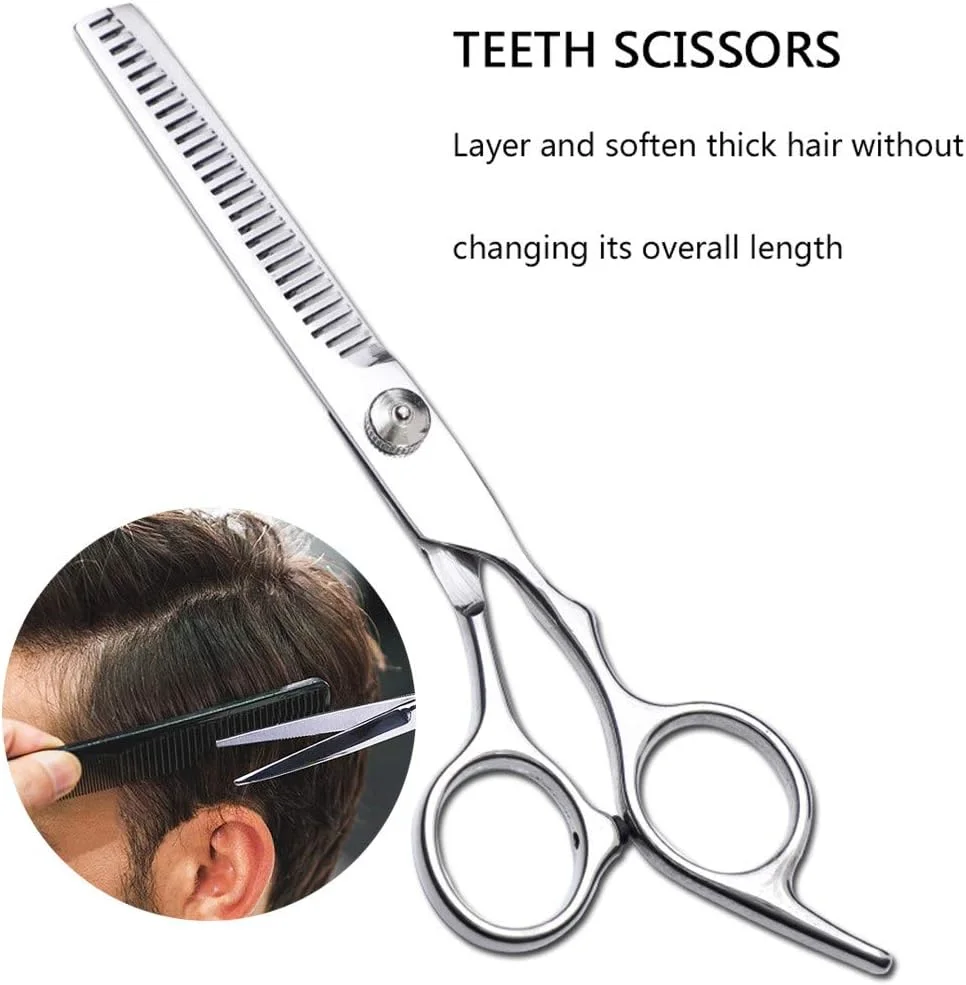 ست قیچی پیتاژ مو GBHJJ، کیت قیچی آرایشگری، قیچی اصلاح مو، قیچی پیتاژ با پیچ قابل تنظیم، سبک و تیز، A ست قیچی پیتاژ مو GBHJJ، کیت قیچی آرایشگری، قیچی اصلاح مو، قیچی پیتاژ با پیچ قابل تنظیم، سبک و تیز، A