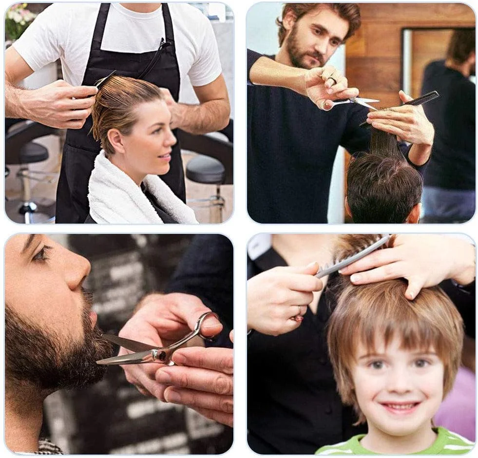 ست قیچی پیتاژ مو GBHJJ، کیت قیچی آرایشگری، قیچی اصلاح مو، قیچی پیتاژ با پیچ قابل تنظیم، سبک و تیز، A ست قیچی پیتاژ مو GBHJJ، کیت قیچی آرایشگری، قیچی اصلاح مو، قیچی پیتاژ با پیچ قابل تنظیم، سبک و تیز، A