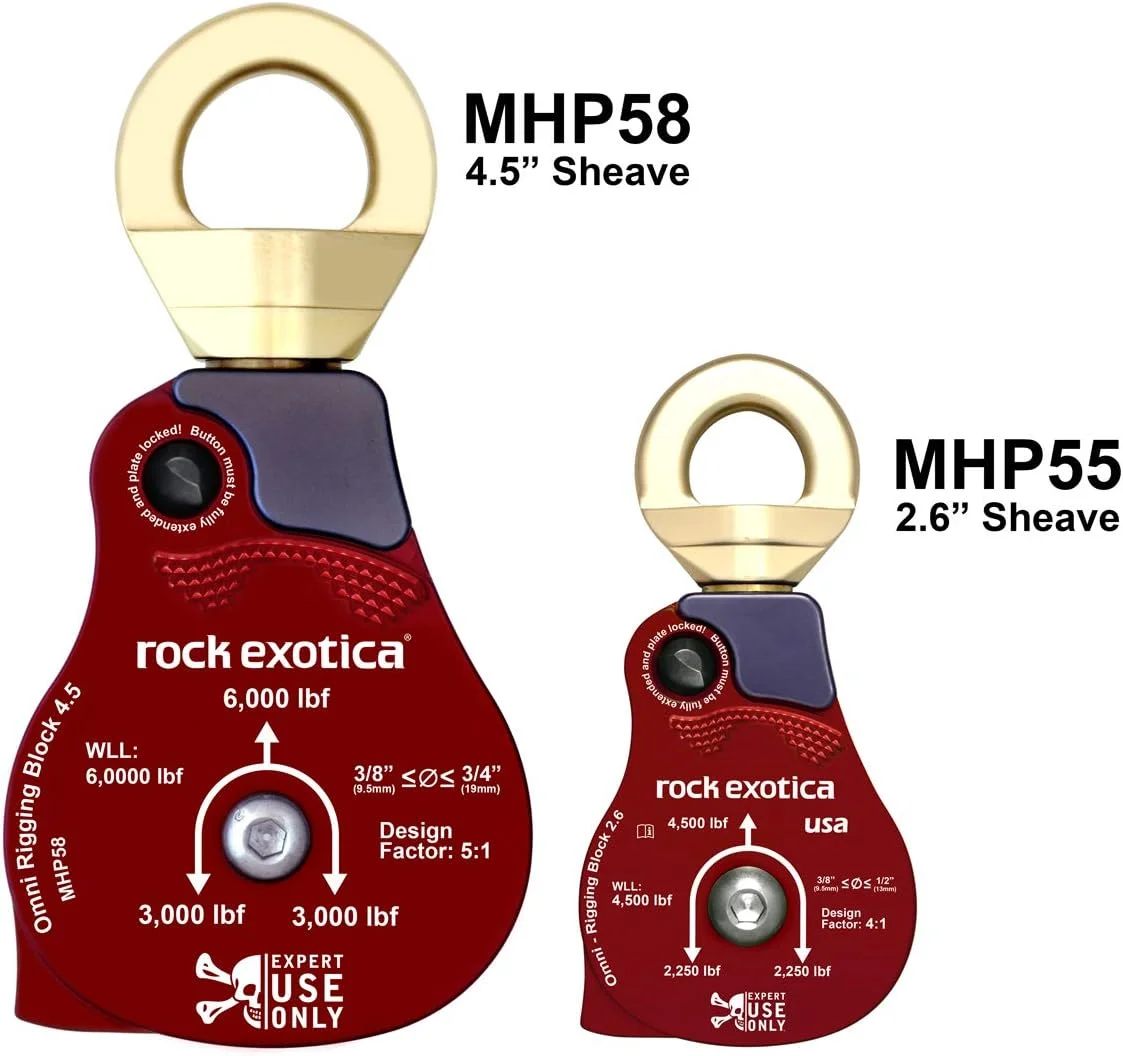 بلوک قرقره راک اگزوتیکا Omni Rigging-Block 4.5" ASME B30