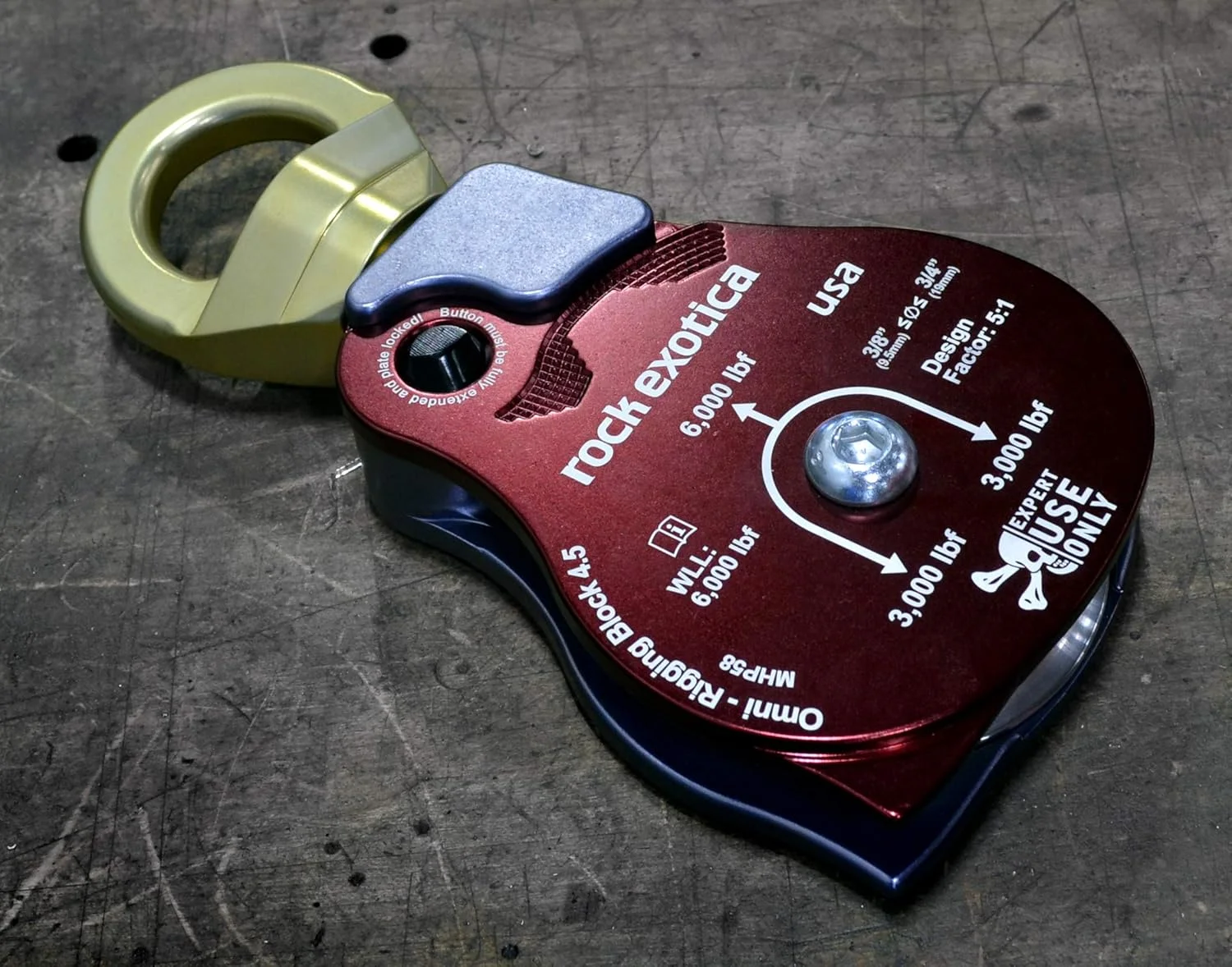 بلوک قرقره راک اگزوتیکا Omni Rigging-Block 4.5" ASME B30