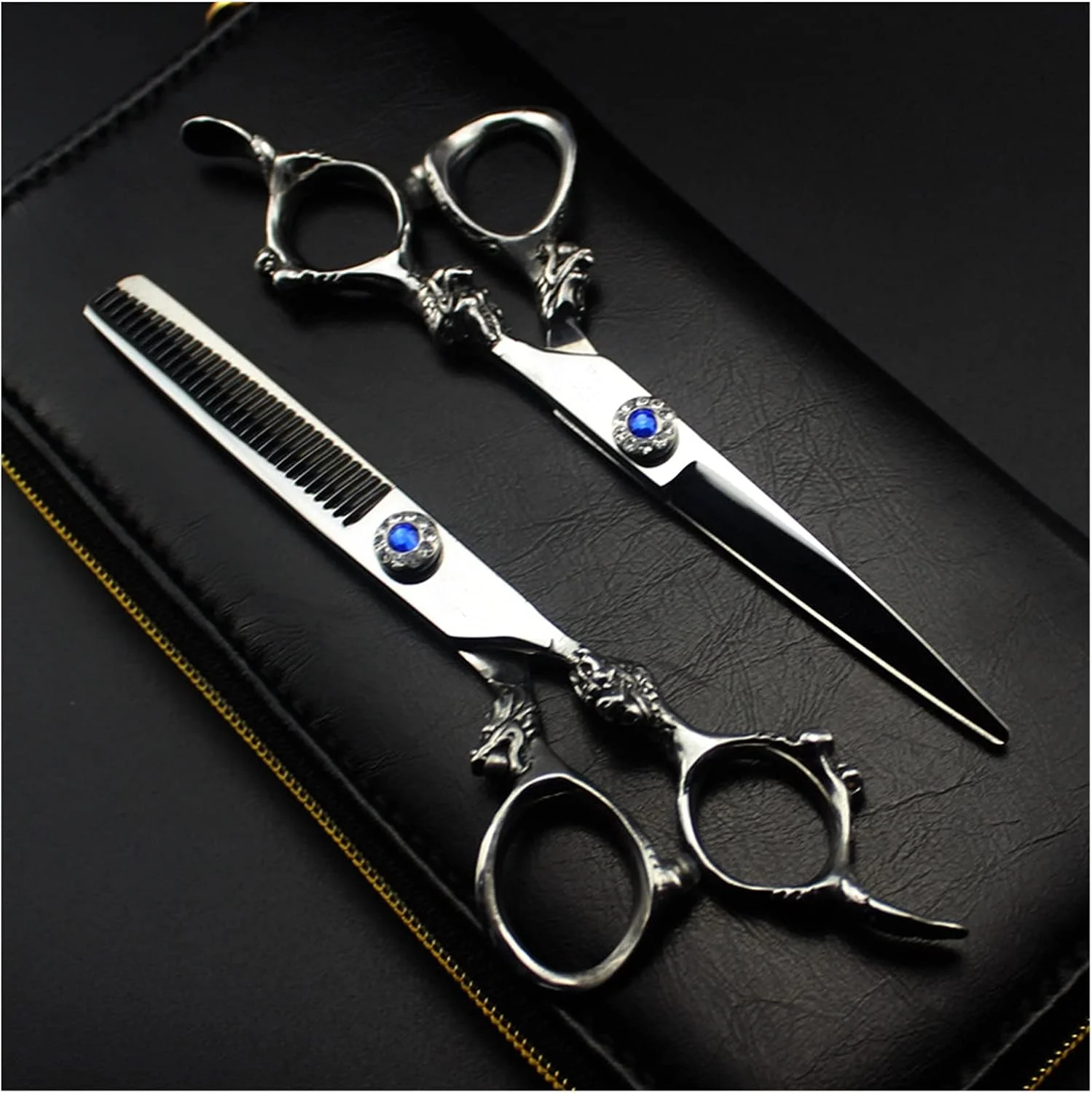 قیچی آرایشگری 6 اینچی، قیچی پیتاژ مو، قیچی آرایشگری، قیچی موی خانگی (پیتاژ)