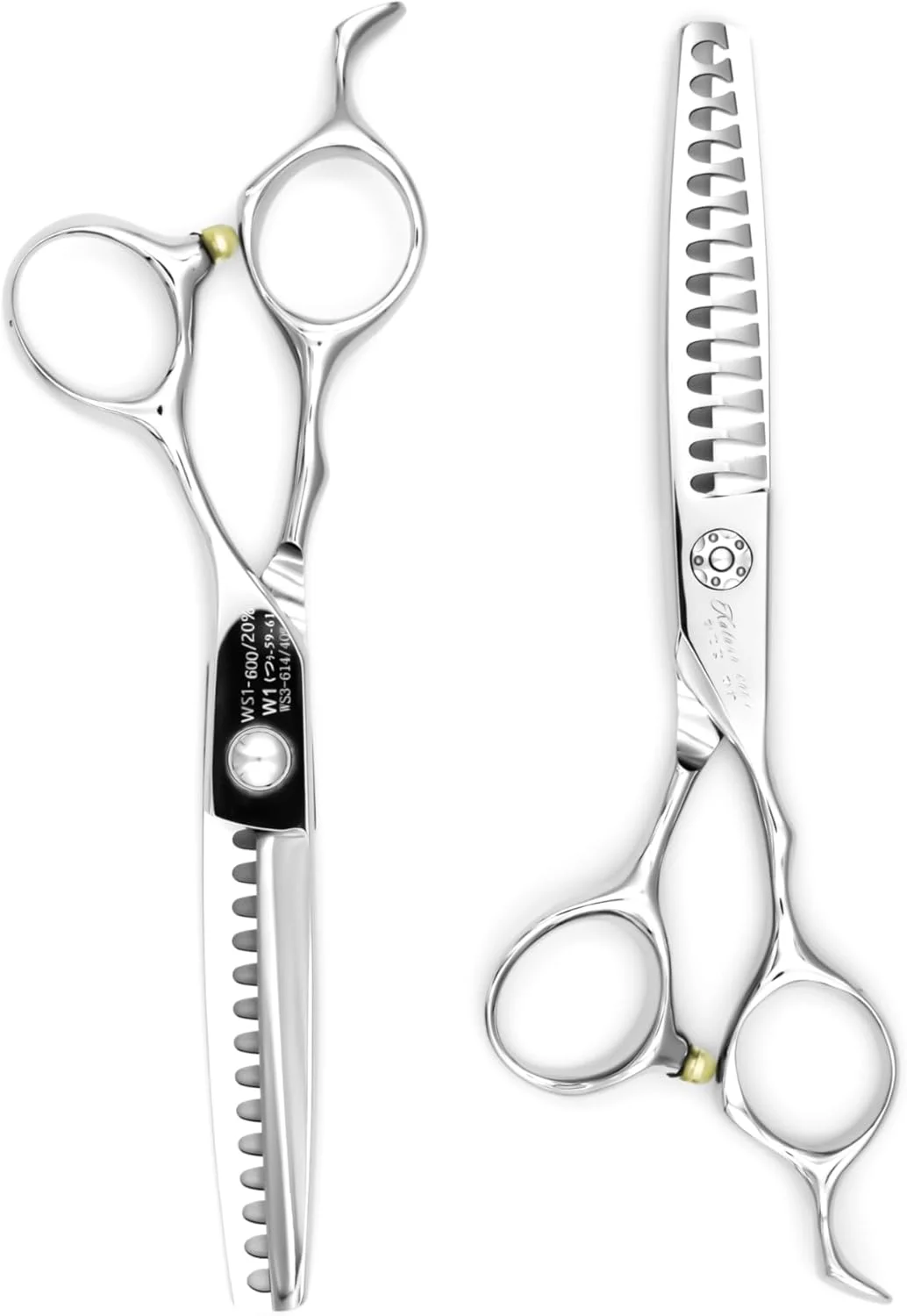 قیچی پیتاژ حرفه ای مو DAOCHUAN، فولاد ضد زنگ ژاپنی، قیچی های ترکیبی دقیق