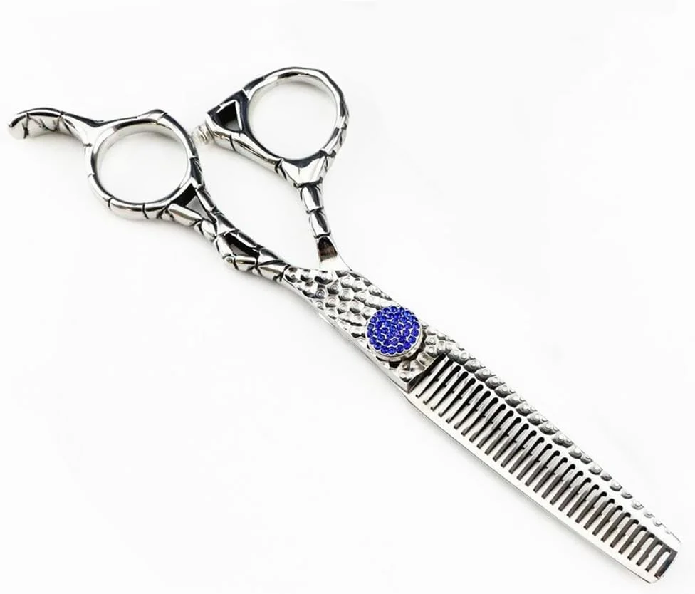 قیچی اصلاح مو، قیچی آرایشگری 6 اینچی حرفه ای فولاد ژاپنی 440C نگین دار نقره ای، قیچی مو، قیچی آرایشگری، قیچی پیتاژ، قیچی آرایشگری، قیچی پیتاژ قیچی اصلاح مو، قیچی آرایشگری 6 اینچی حرفه ای فولاد ژاپنی 440C نگین دار نقره ای، قیچی مو، قیچی آرایشگری، قیچی پیتاژ، قیچی آرایشگری، قیچی پیتاژ