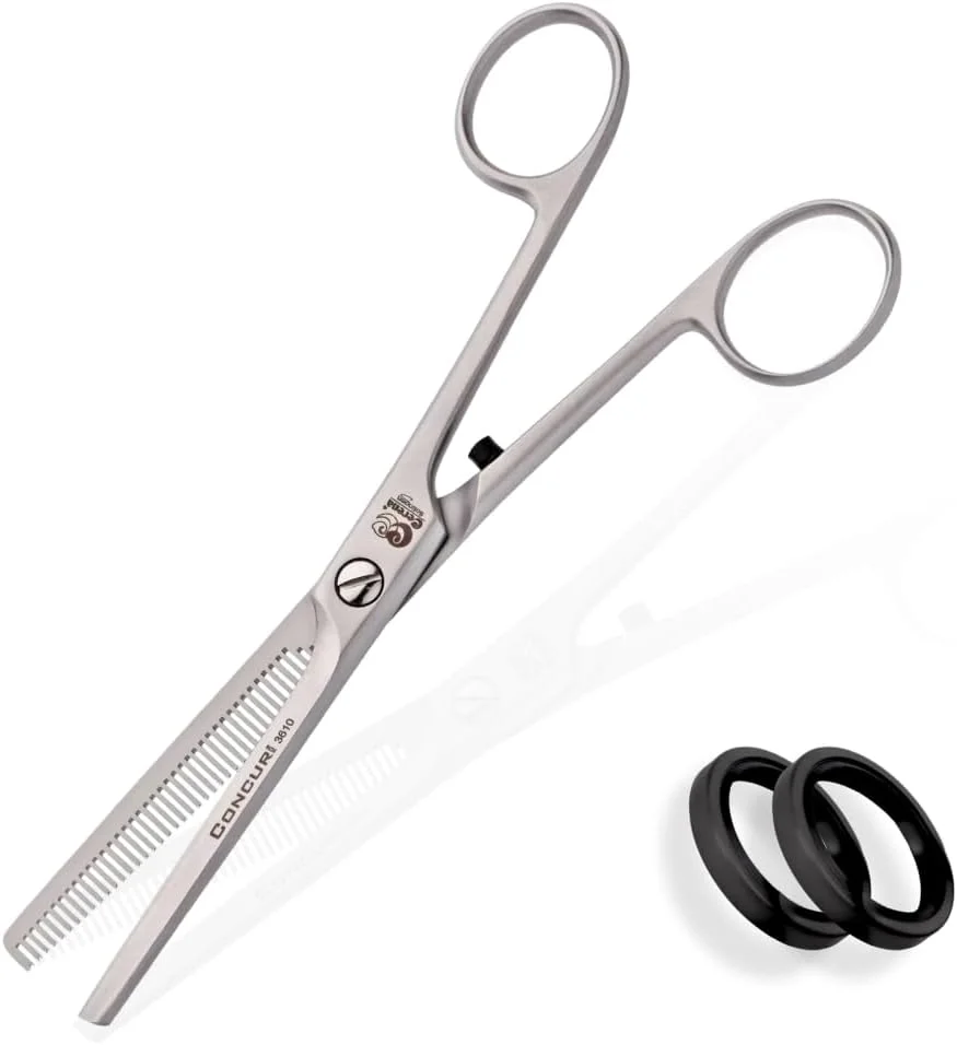 قیچی مدلینگ چیرو سرنا Concour، 6.0 اینچ (15 سانتی متر) - قیچی پیتاژ با کیفیت بالا برای پیتاژ دقیق - قیچی آرایشگری ارگونومیک - ساخت سولینگن قیچی مدلینگ چیرو سرنا Concour، 6.0 اینچ (15 سانتی متر) - قیچی پیتاژ با کیفیت بالا برای پیتاژ دقیق - قیچی آرایشگری ارگونومیک - ساخت سولینگن