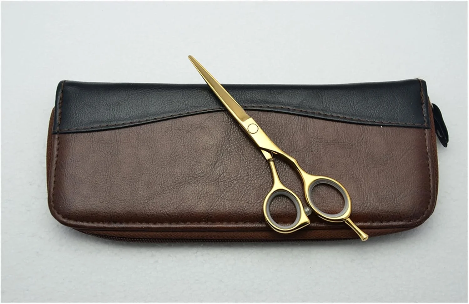 قیچی آرایشگری 5.5 اینچی، قیچی آرایشگری حرفه ای، قیچی پیتاژ، قیچی آرایشگری برای کوتاهی مو - پیتاژ بدون جعبه