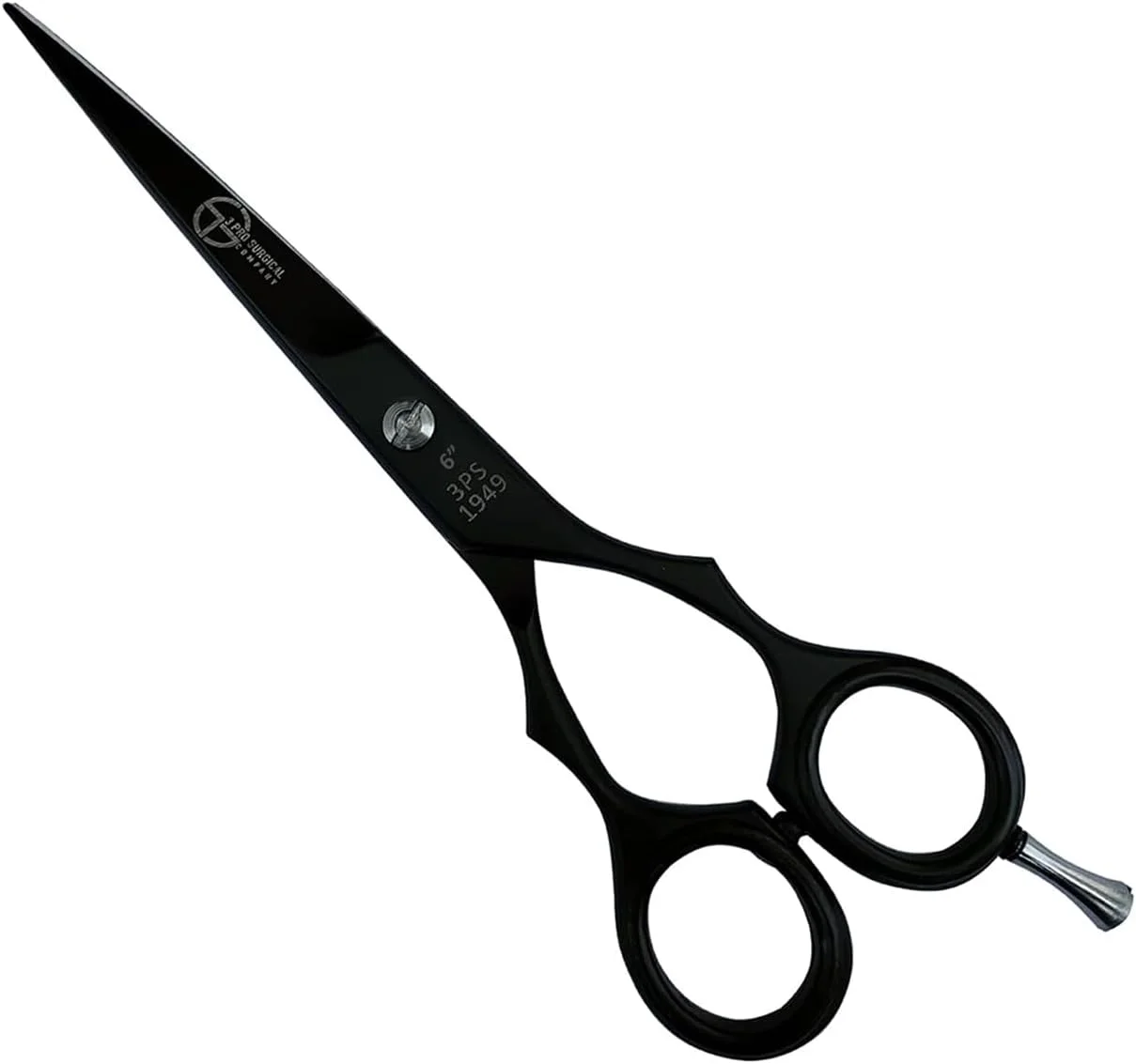 قیچی 6 اینچی مشکی مدرن جراحی 3Pro برای کوتاهی، حالت دهی، مرتب کردن و پیرایش مو قیچی 6 اینچی مشکی مدرن جراحی 3Pro برای کوتاهی، حالت دهی، مرتب کردن و پیرایش مو