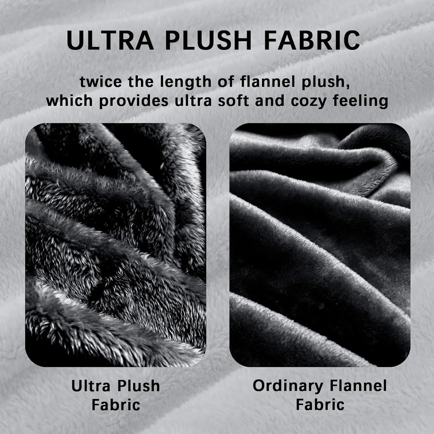 پتوی سایز کینگ مشکی Whale Flotilla مناسب تخت، پارچه پشمی نرم و گرم 300GSM، پتوی تزئینی سبک وزن، نرم و کرکی مناسب تمام فصول، 228x264 سانتی متر