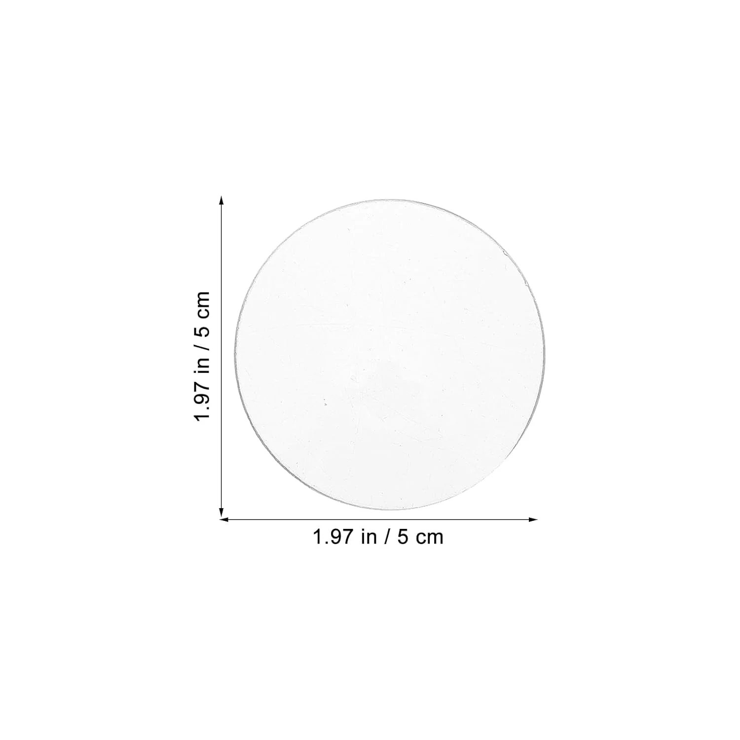 Baluue 10pcs Laboratory Watch Glass Beaker Covers, lab Teaching Watch Glass Evaporation Dish for Chemistry Class School Home Lab(50mm)