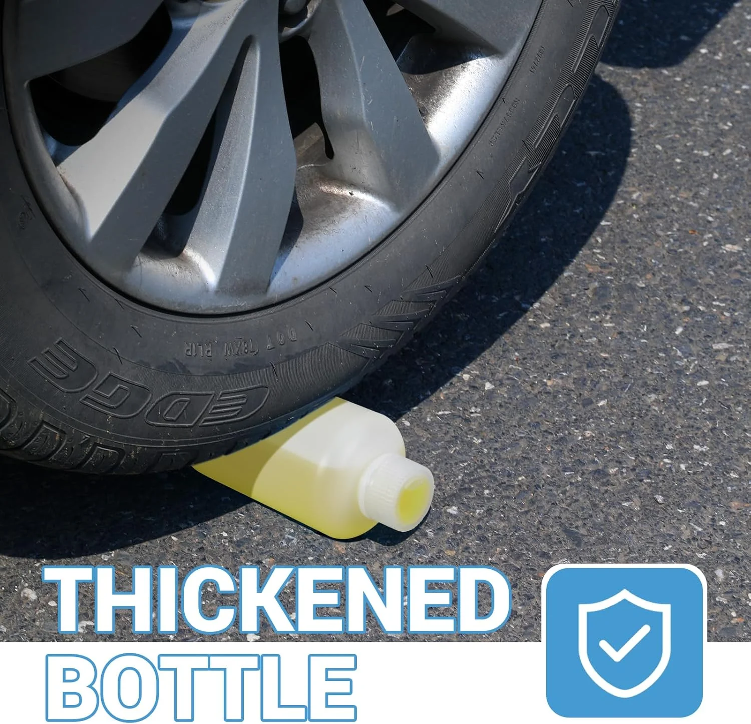 ظرف گرد دهانه باریک HDPE آسوات 500 میلی لیتر / 2 عدد، بطری های پلاستیکی مقاوم در برابر نشت برای مواد شیمیایی آزمایشگاهی، بطری نمونه آب (شفاف، 16.9 اونس)