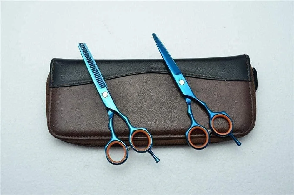 قیچی آرایشگری مو، آرایش مو حرفه ای نقره ای 6 اینچی طرح برگ بید ساده تک و دوبل مناسب برای استفاده در سالن یا منزل قیچی آرایشگری مو، آرایش مو حرفه ای نقره ای 6 اینچی طرح برگ بید ساده تک و دوبل مناسب برای استفاده در سالن یا منزل