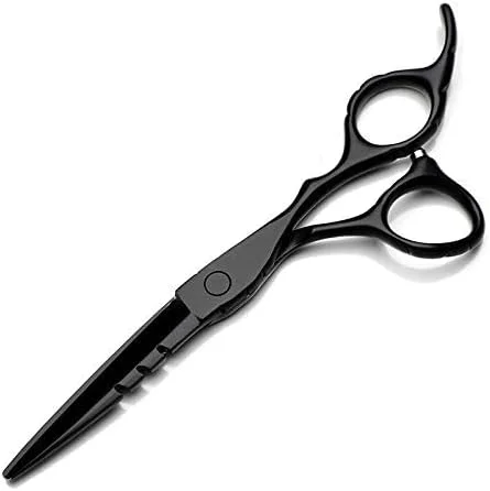 قیچی آرایشگری مو، ست آرایشگری ممتاز سالنی 6.0 اینچی با روکش تفلون به همراه شانه و تیغ برای حالت دادن به مو، قیچی آرایشگری (قیچی کوتاهی)