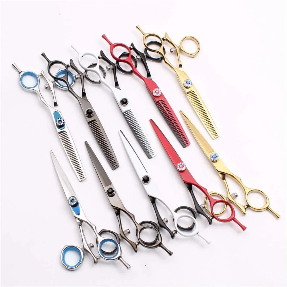 قیچی آرایشگری مو، 5.5 اینچ ژاپن 440C طلایی رنگ دسته چرخشی حرفه ای آرایشگری قیچی کوتاهی و نازک کننده ابزار حالت دهنده آرایشگاه، قیچی آرایشگری (C9019 Jin D 5.5yy) قیچی آرایشگری مو، 5.5 اینچ ژاپن 440C طلایی رنگ دسته چرخشی حرفه ای آرایشگری قیچی کوتاهی و نازک کننده ابزار حالت دهنده آرایشگاه، قیچی آرایشگری (C9019 Jin D 5.5yy)