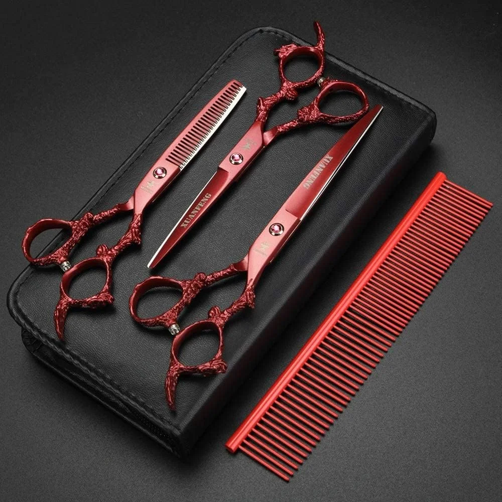 قیچی آرایشگری مو، پیرایش حیوانات خانگی، قیچی کم حجم کننده 6 اینچی، قیچی برش 7 اینچی خمیده برای گربه و سگ، ابزار پیرایش مو آرایشگر (برش 6 اینچی)، قیچی آرایشگری قیچی آرایشگری مو، پیرایش حیوانات خانگی، قیچی کم حجم کننده 6 اینچی، قیچی برش 7 اینچی خمیده برای گربه و سگ، ابزار پیرایش مو آرایشگر (برش 6 اینچی)، قیچی آرایشگری