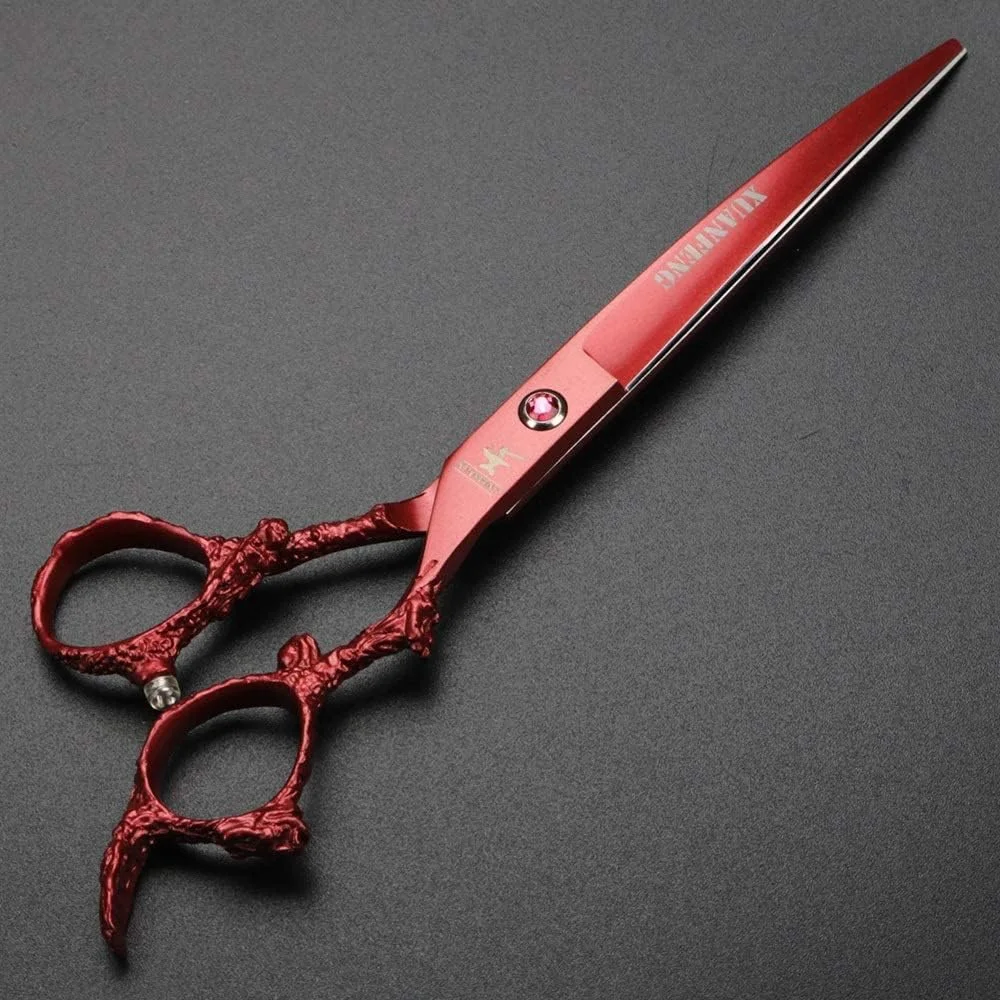 قیچی آرایشگری مو، پیرایش حیوانات خانگی، قیچی کم حجم کننده 6 اینچی، قیچی برش 7 اینچی خمیده برای گربه و سگ، ابزار پیرایش مو آرایشگر (برش 6 اینچی)، قیچی آرایشگری قیچی آرایشگری مو، پیرایش حیوانات خانگی، قیچی کم حجم کننده 6 اینچی، قیچی برش 7 اینچی خمیده برای گربه و سگ، ابزار پیرایش مو آرایشگر (برش 6 اینچی)، قیچی آرایشگری