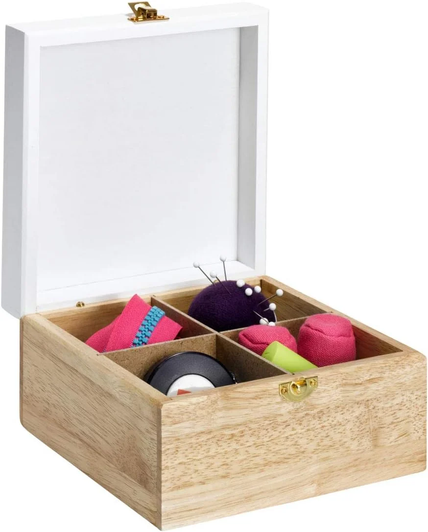 جعبه لوازم خیاطی طرح چوب Prym، چند رنگ، یک سایز جعبه لوازم خیاطی طرح چوب Prym، چند رنگ، یک سایز