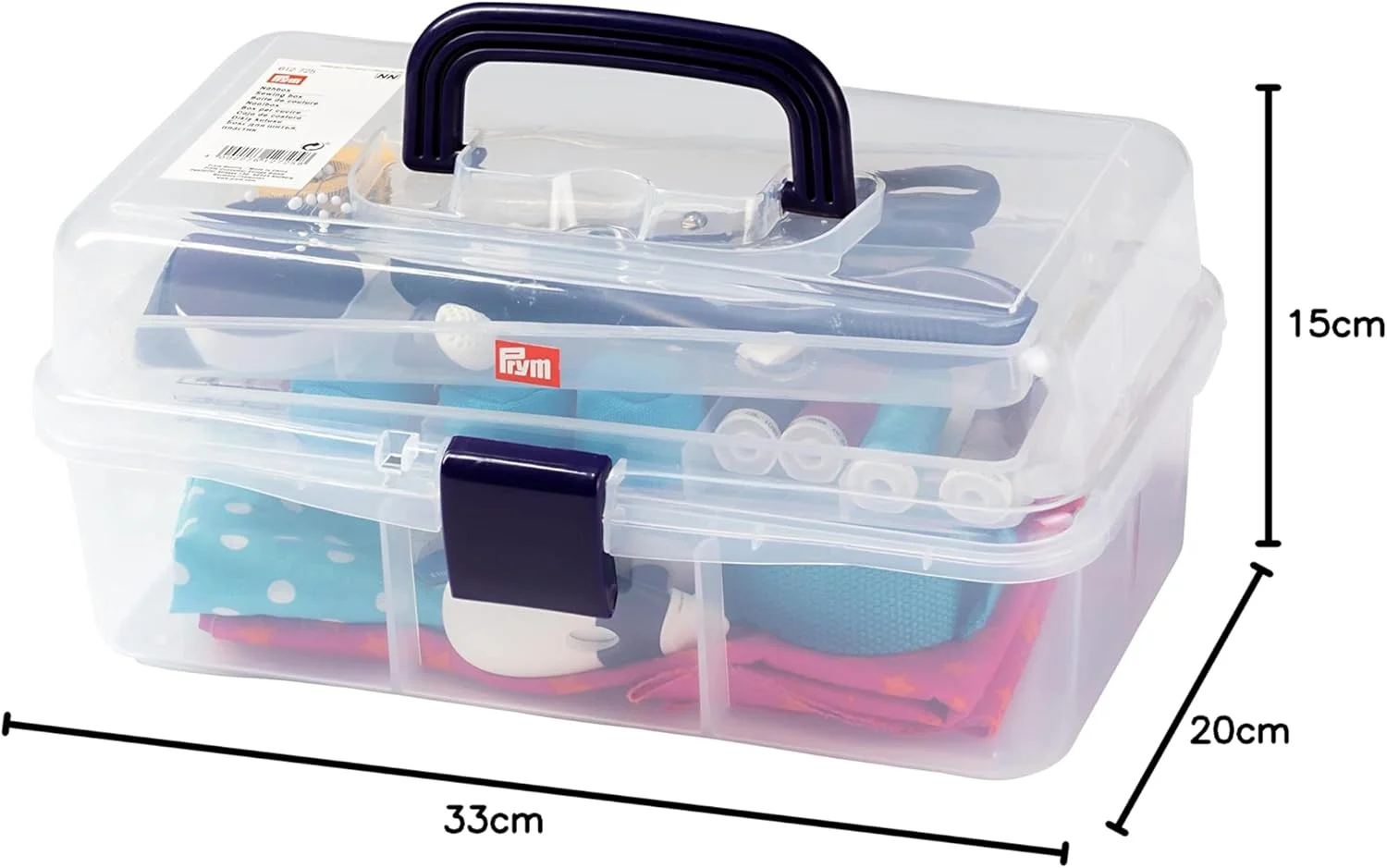 جعبه خیاطی شفاف Prym 612725