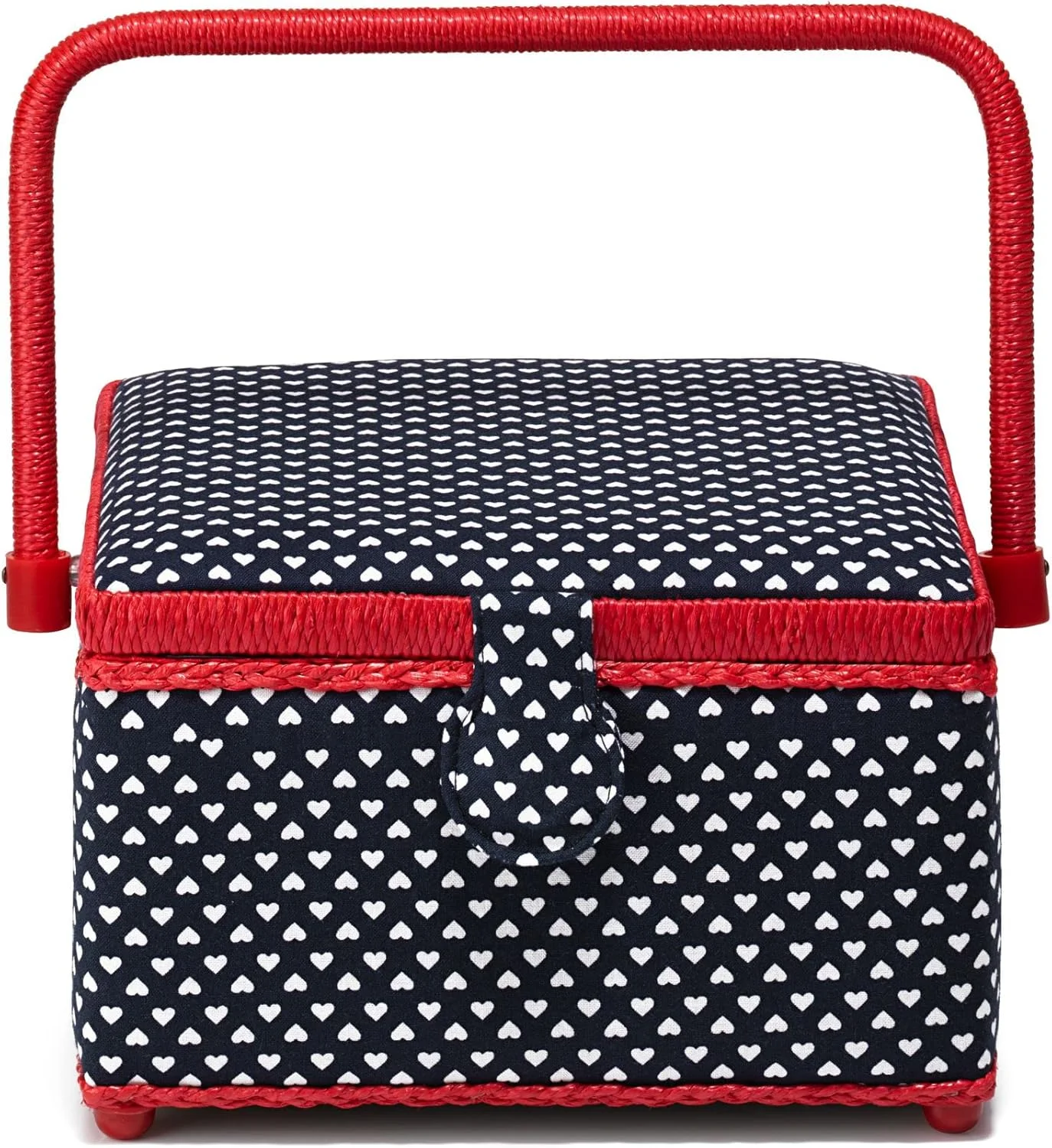 جعبه خیاطی مربع شکل Prym 612646 مدل Lovely، آبی