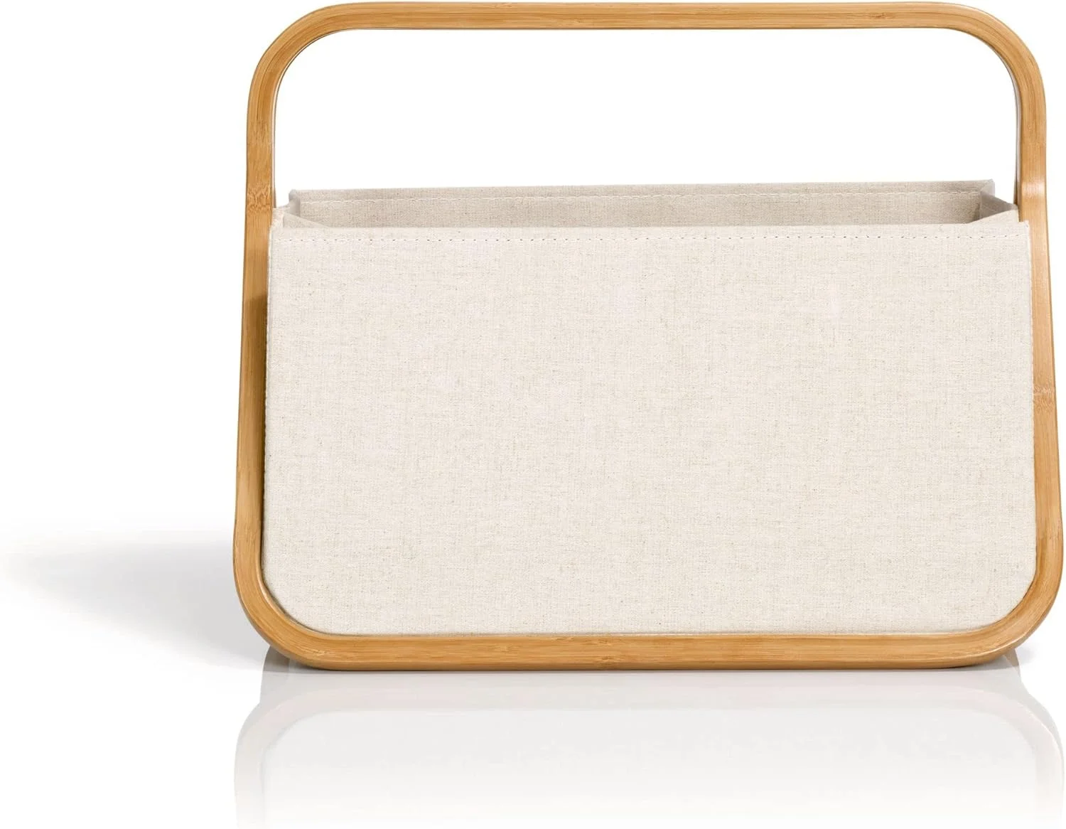 سبد تاشو و نگهداری Prym 612563 مدل "Canvas & Bamboo"، طبیعی