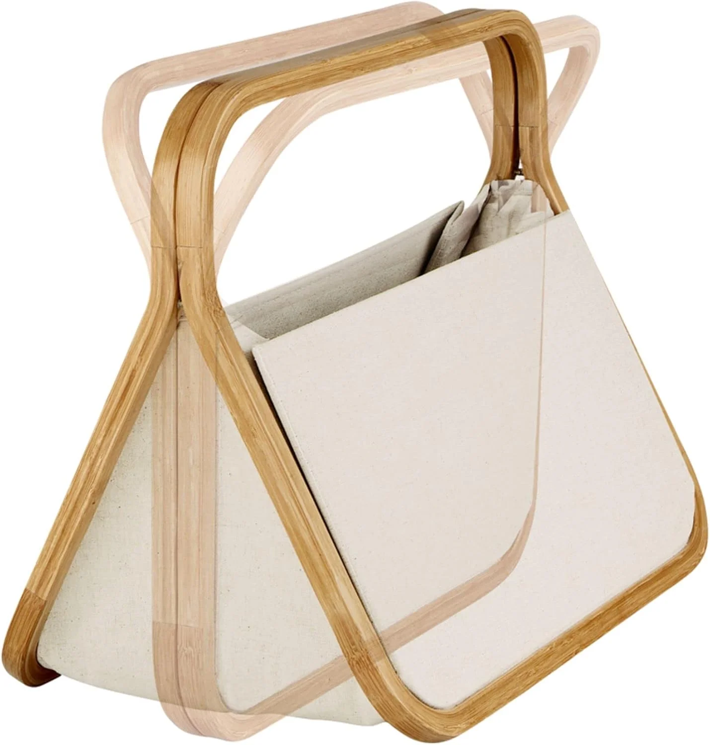 سبد تاشو و نگهداری Prym 612563 مدل "Canvas & Bamboo"، طبیعی سبد تاشو و نگهداری Prym 612563 مدل "Canvas & Bamboo"، طبیعی