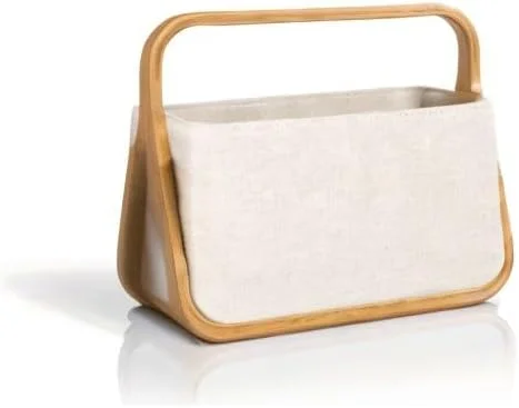 سبد تاشو و نگهداری Prym 612563 مدل "Canvas & Bamboo"، طبیعی سبد تاشو و نگهداری Prym 612563 مدل "Canvas & Bamboo"، طبیعی