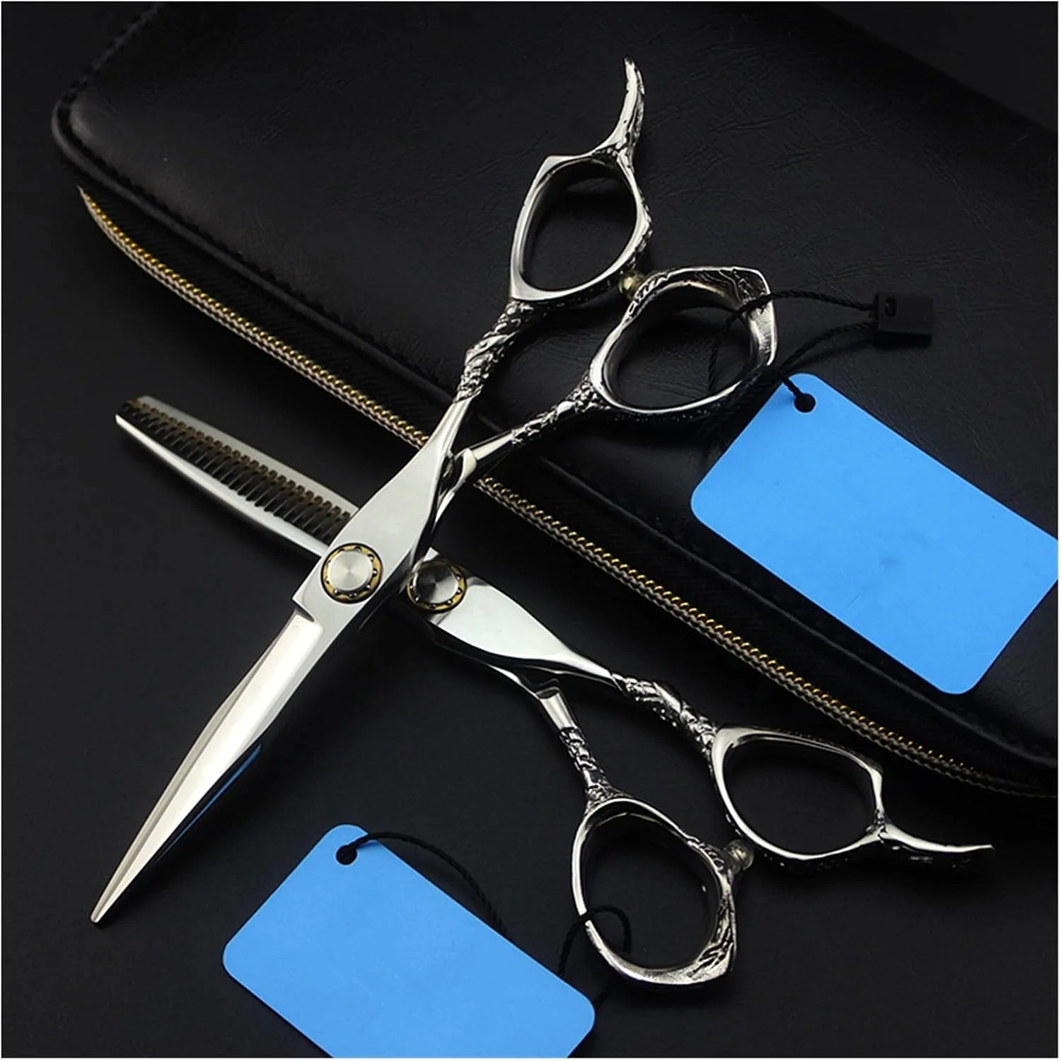 قیچی آرایشگری 6 اینچی بلبرینگ نقره ای آهن، قیچی آرایشگری، قیچی پیرایش، برش تخت، کیت برش مو قیچی آرایشگری قیچی آرایشگری 6 اینچی بلبرینگ نقره ای آهن، قیچی آرایشگری، قیچی پیرایش، برش تخت، کیت برش مو قیچی آرایشگری